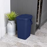 Addis 18 Litre Kitchen Recycling & General Storage Bin with Clip Lock Lid view 2