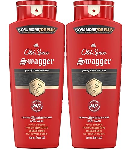 Amazon.com : Old Spice SWAGGER BODY WASH SCENT OF CEDARWOOD 24/7