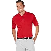 Callaway Men's Short Sleeve Core Performance Golf Polo Shirt with Sun Protection