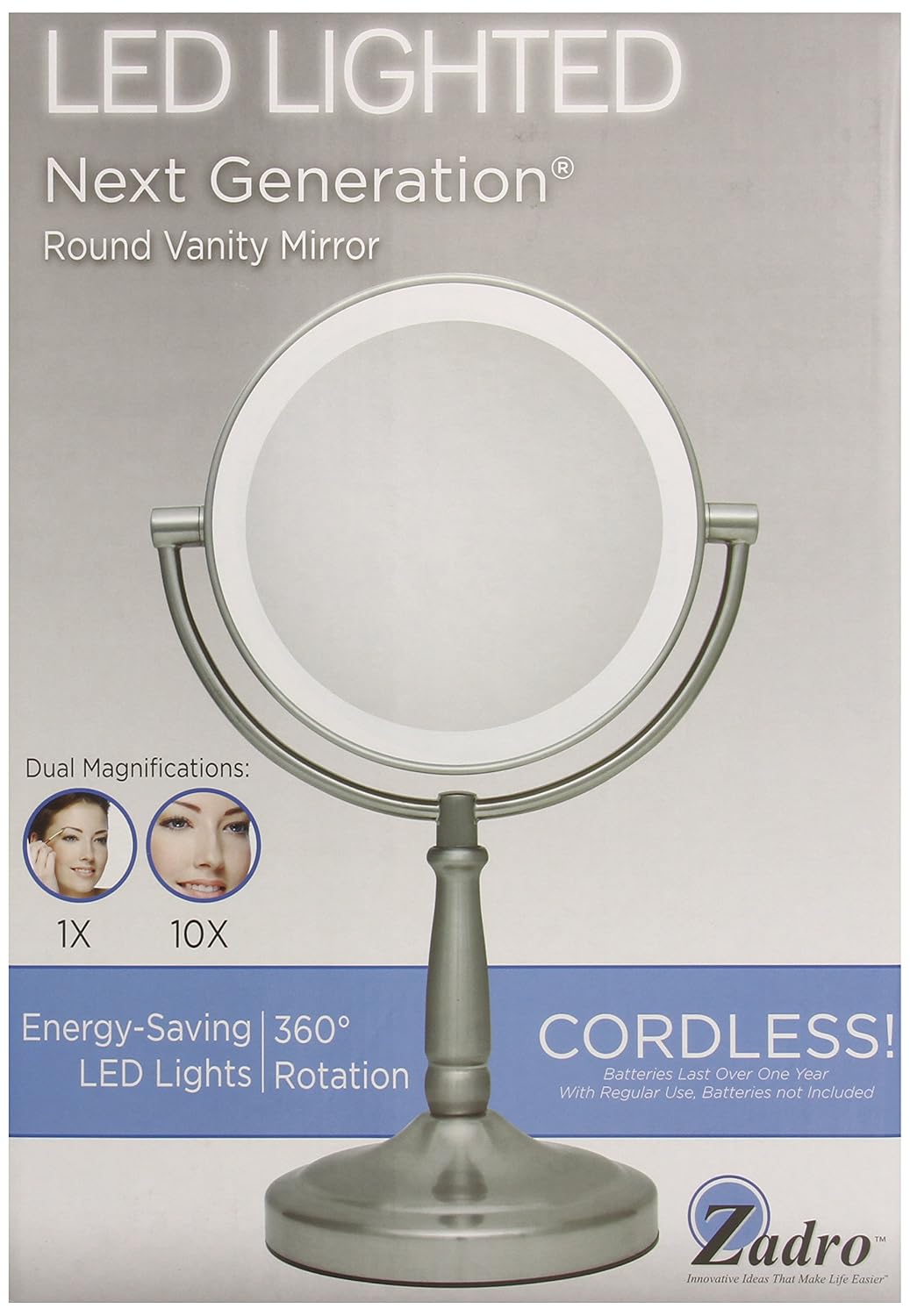 Zadro LEDMV410 Lighted Mirror