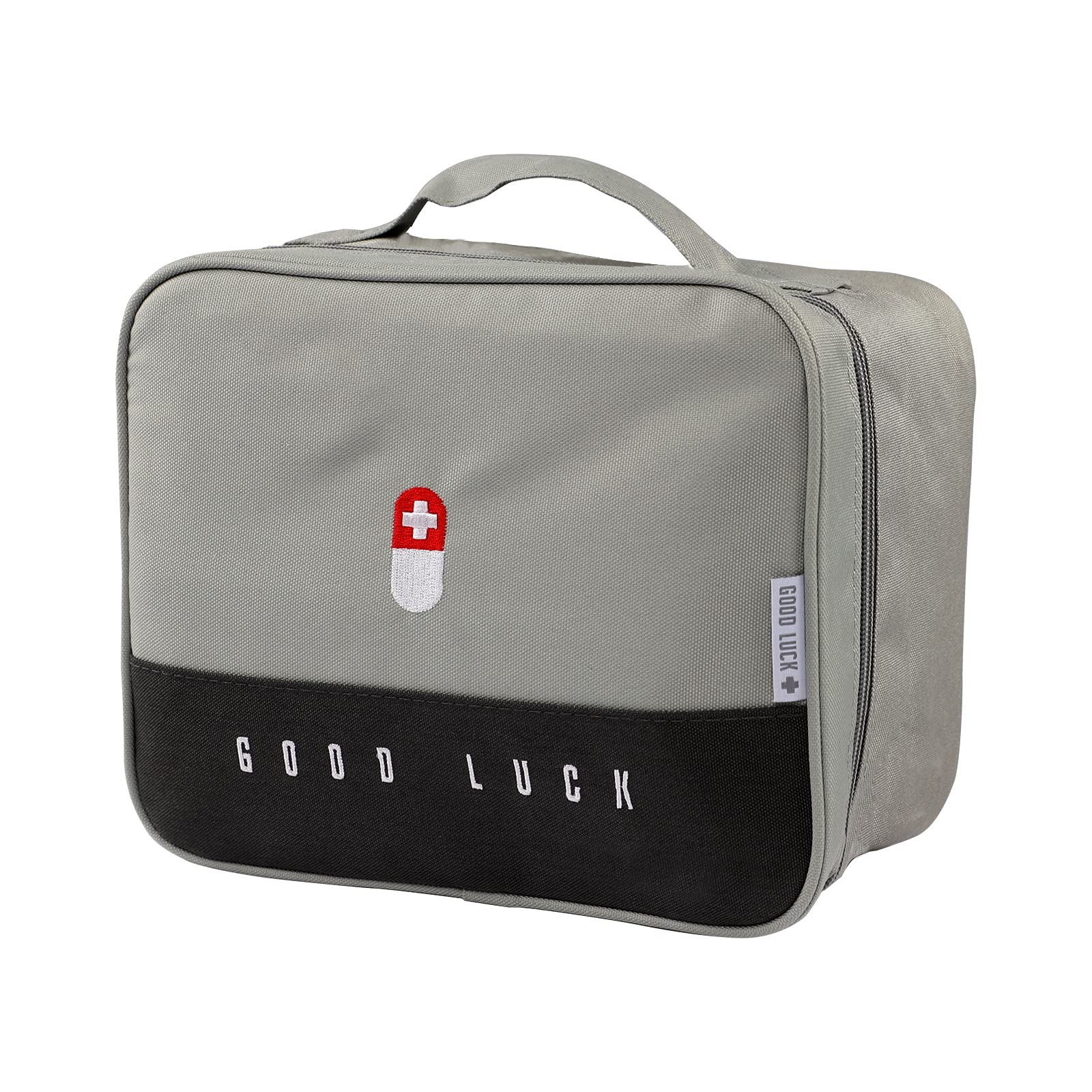 Portable First Aid Bag Oxford Waterproof First Aid Kit with Handle Strap, Perfect for Car, Travel, Home, Workplace, Vehicle, Camping, Hiking, Boating, Outdoor