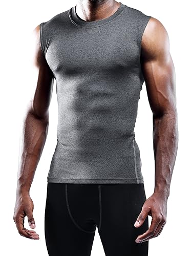 NELEUS Men's Pack Compression Shirt Sport Athletic Workout Tank