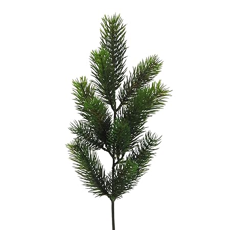 Künstlicher Tannenzweig mit 13 Trieben. Ca 50cm.
