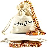 Baltic Amber Necklace (Unisex) - Natural Amber from Baltic Region, Genuine Baltic Amber