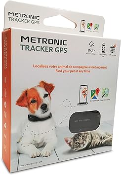Metronic 4766 Collier Gps Traceur Chiens Et Chats Etanche Portee Illimitee Amazon Fr High Tech