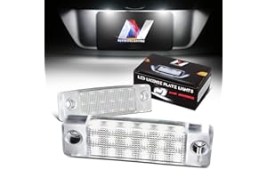 NUVISION LIGHTING Pair of LED License Plate Lights Compatible with 96-22 4Runner / 00-22 Sequoia / 97-02 Sienna, 81270-35090 81270-35120, NVL-LPL-006