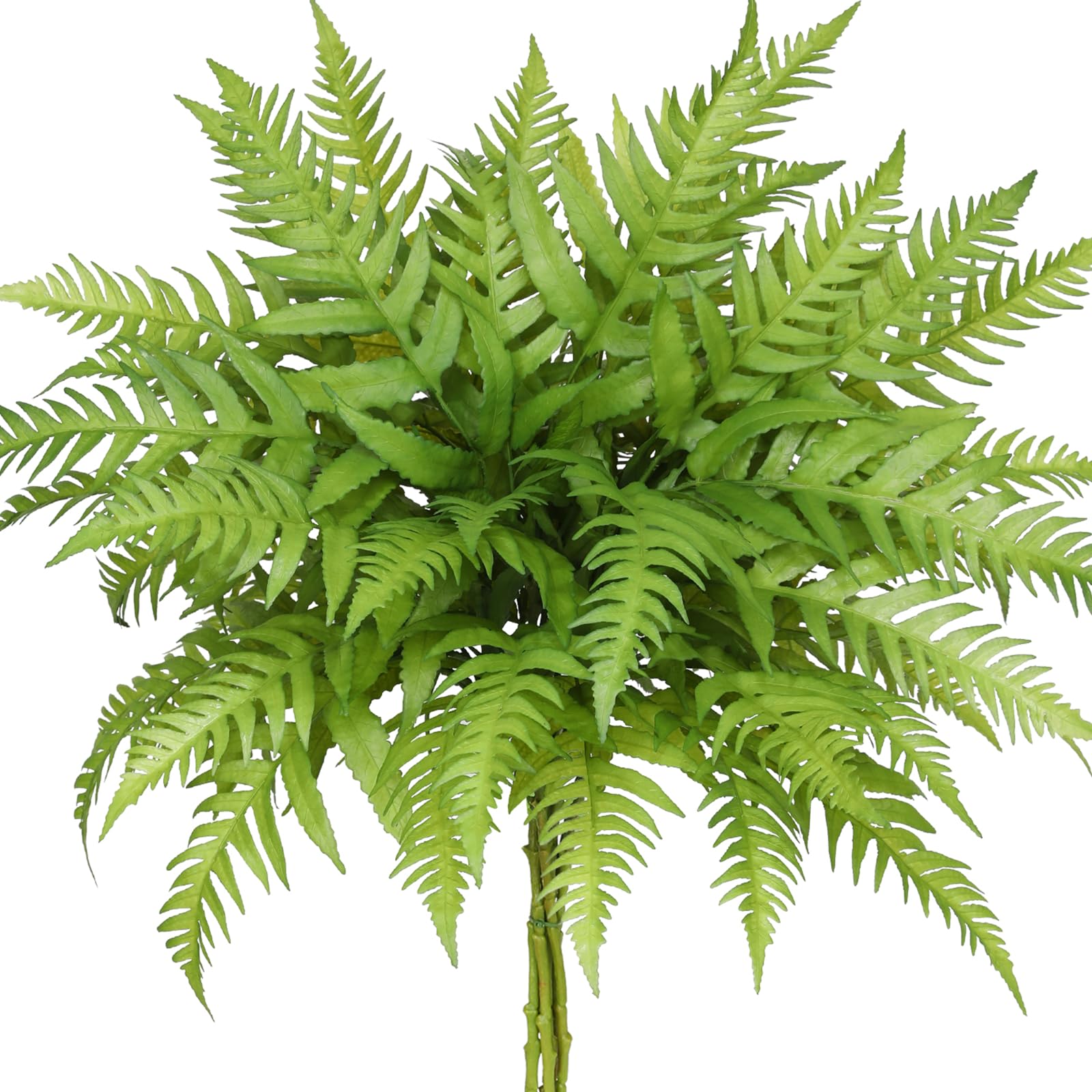 Hawesome Artificial Ferns for Outdoors 30" Large Fake Greenery Stems Boston Faux Plants UV Resistant Artificial Plant for Garden Planter Window Porch Home Indoor Outdoor Decor