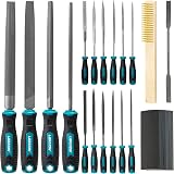 Libraton 31PC Metal File Set for Wood Steel Jewelry Riffler Needle Files view 2