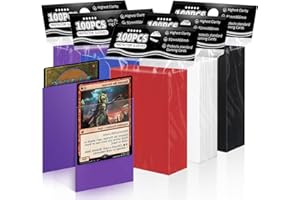 TIOPLIOR 500ct Trading Card Sleeve Perfect Fit MTG Card Sleeves Sports Card Protector for Photocard, Standard TCG Cards Sleeve Fit for Magic Baseball Card 66 * 91 mm