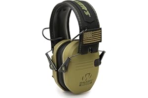 Walker's Razor Slim Ultra Low Profile Compact Design Adjustable Range Shooting Hunting Hearing Protection Electronic Earmuffs