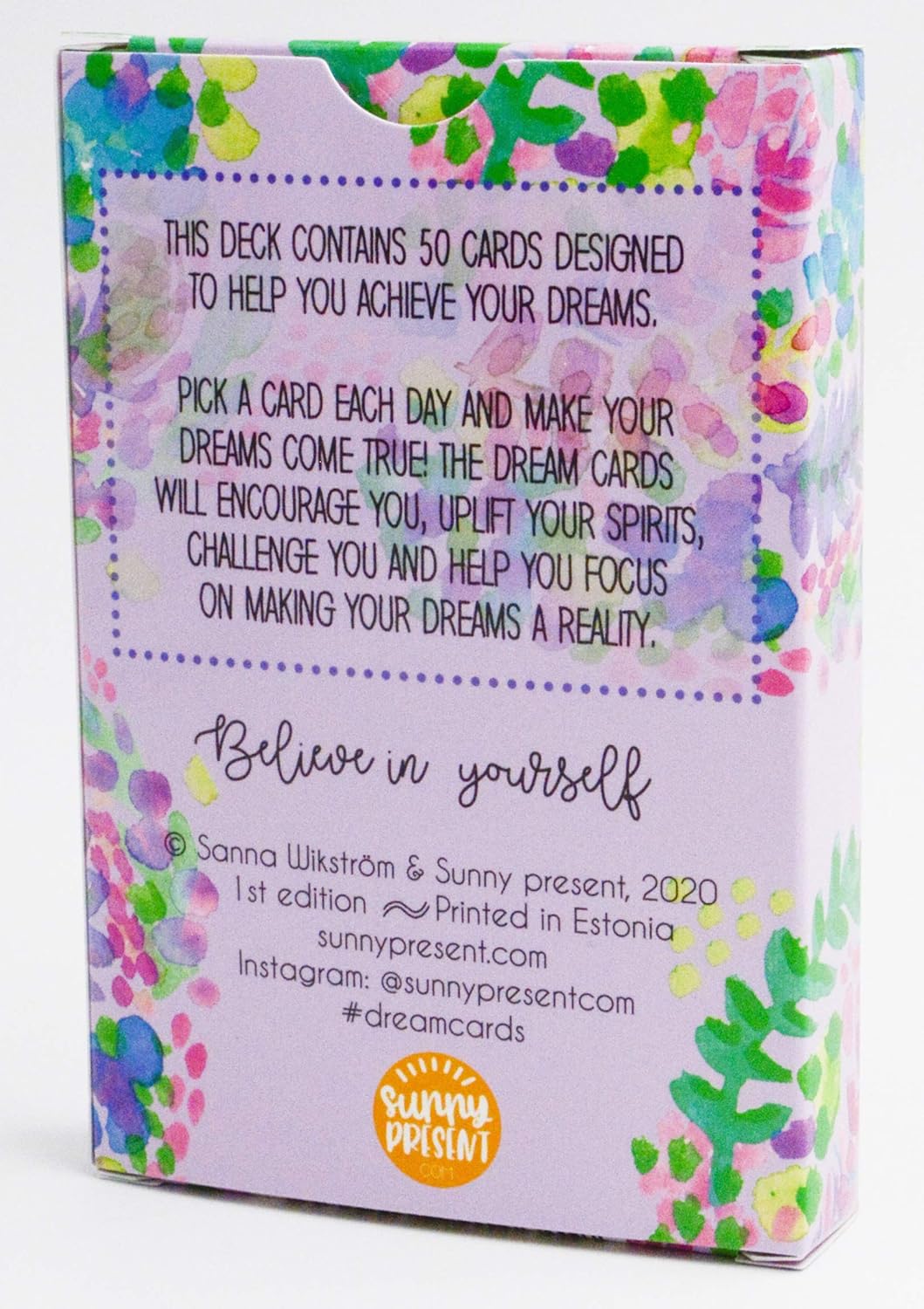 Sunny Present Dream Cards, Change your thoughts, change your life, 50 colourful cards to encourage change - Image 3