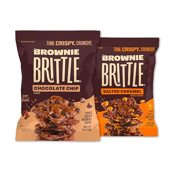 BROWNIE BRITTLE – CHOCOLATE CHIP & SALTED CARAMEL...