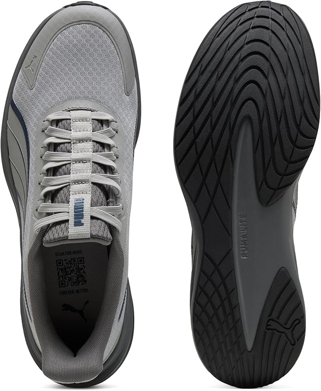 Unisex Dasher Lite Sliptech Laufschuh auf der Straße, Grau Echo Navy Schwarz Cool Dunkelgrau Zen Blau, 43 EU — Foto 4 von 6