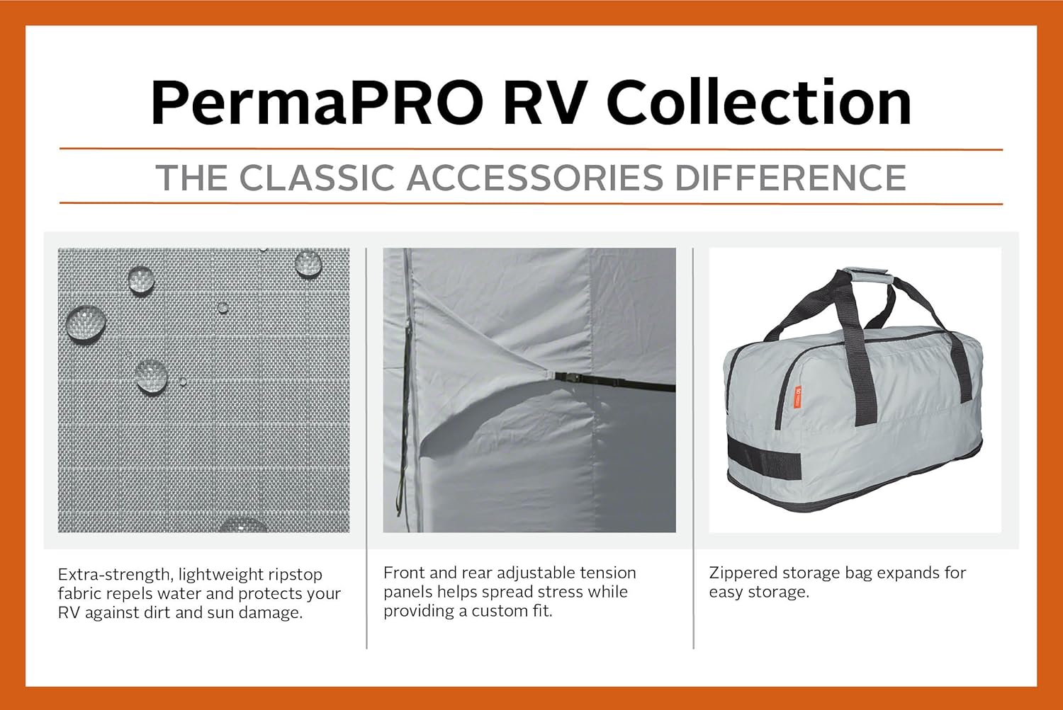 Classic Accessories - 80-416-171001-RT Over Drive PermaPRO Tall Class B RV Cover, Fits 25'-27' RVs: Automotive