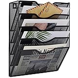 COSYAWN Wall File Holder 5 Pocket Mesh Hanging Wall