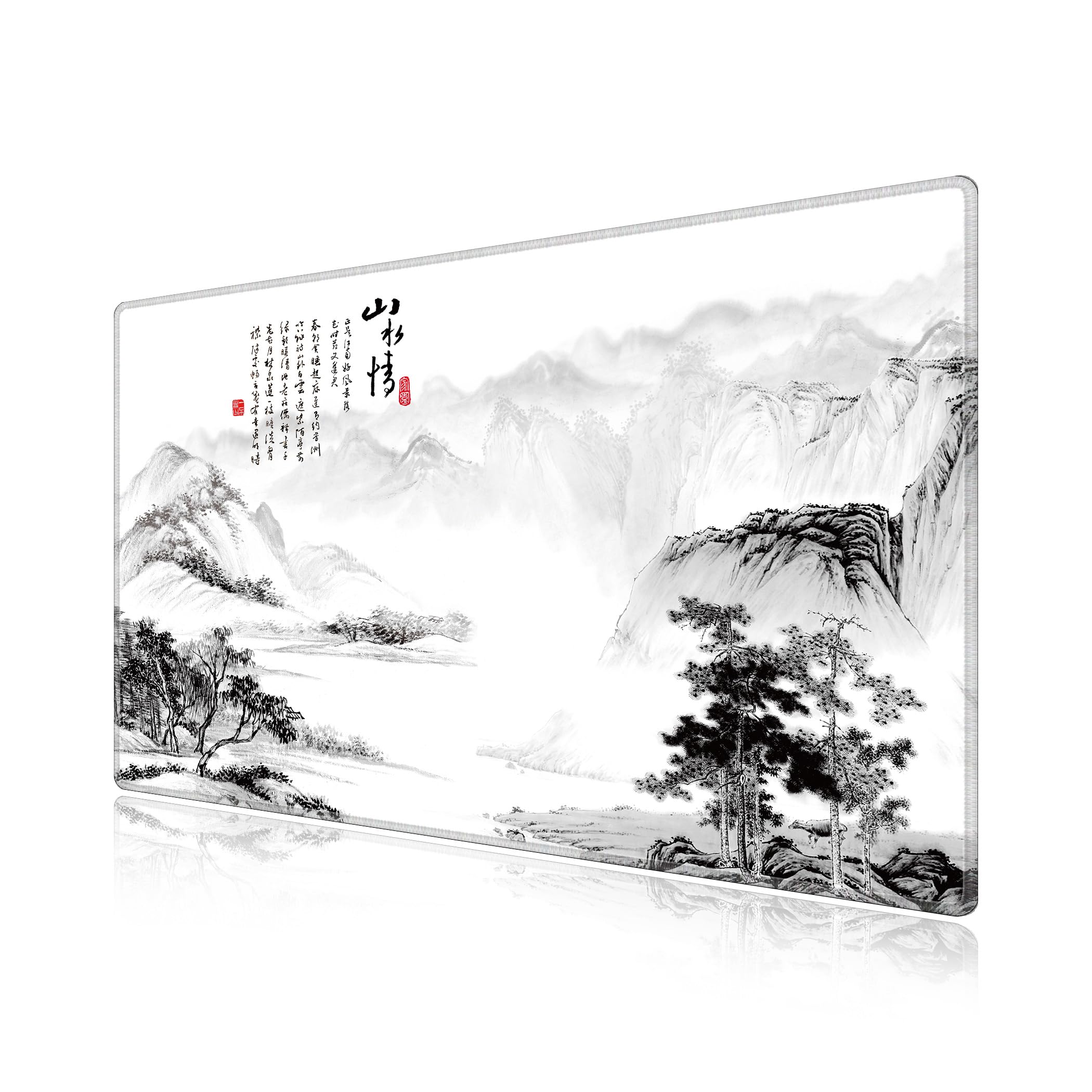 LL-COEUR Extended Non-Slip Mousepad Large Gaming Mouse Mat Long Table Desk Pad 600 x 400 x 3 mm (Landscape 2)