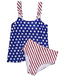 RXRXCOCO Women Tankini Bathing Suits Ruffle High