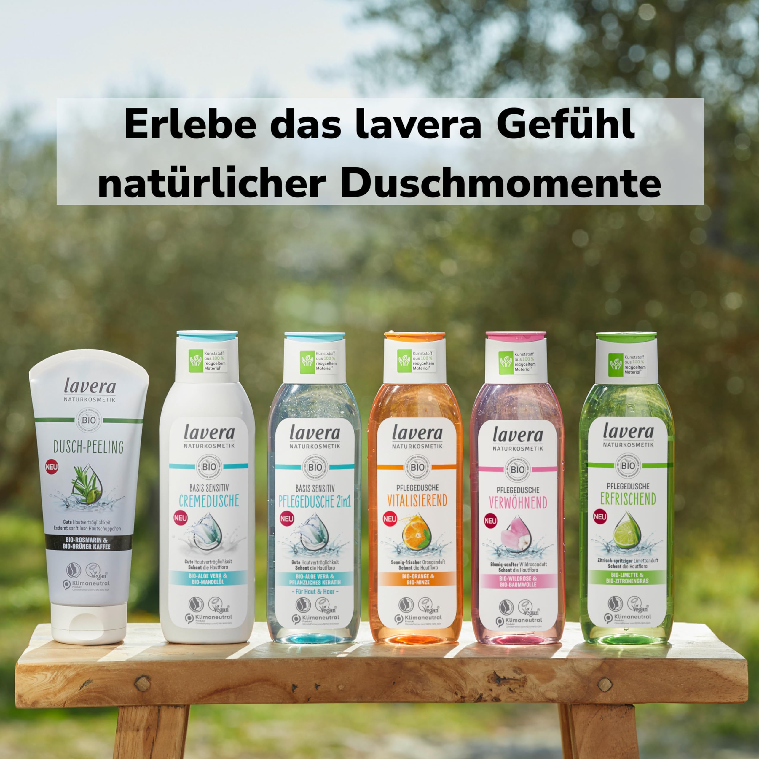 lavera Pflegedusche Vitalisierend - Bio-Orange & Bio-Minze - Naturkosmetik - vegan - Duschgel - pH-hautneutral - reinigt besonders sanft - 1 x 250 ml 6