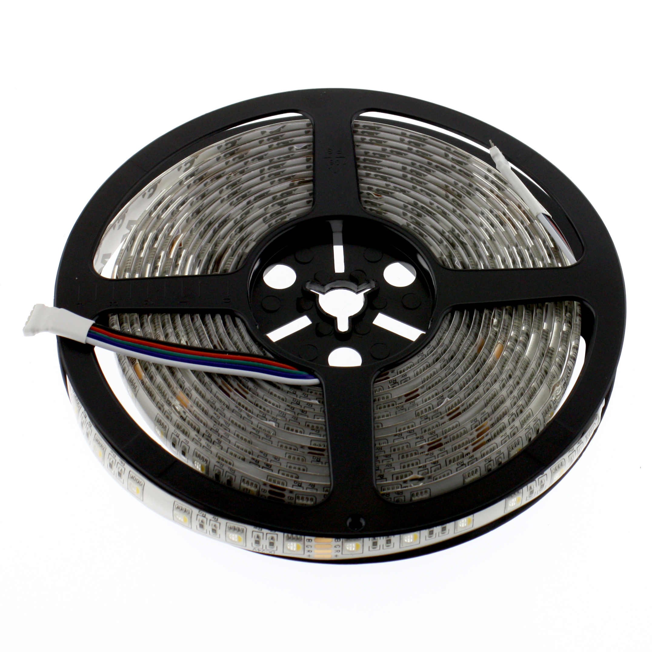 LED RGBW Warm White (3000K) 4-in-1 Strips 24 V 500 cm 60 LEDs per m (300 Pieces) IP65-4 Colours in one LED