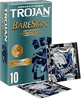 Trojan BareSkin Condoms, Ultra Thin Latex, Pack of 10 view 1