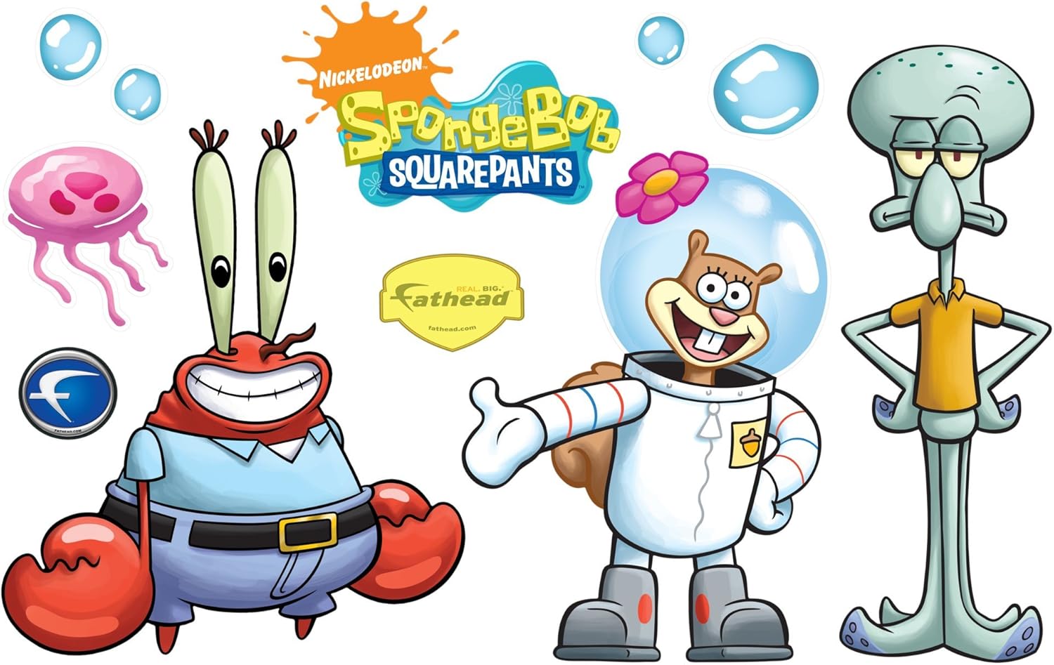 Don Cangrejo Sandy Y Calamardo Bob Esponja Amigos Tatuajes De Pared Sports Outdoors Amazon Canada