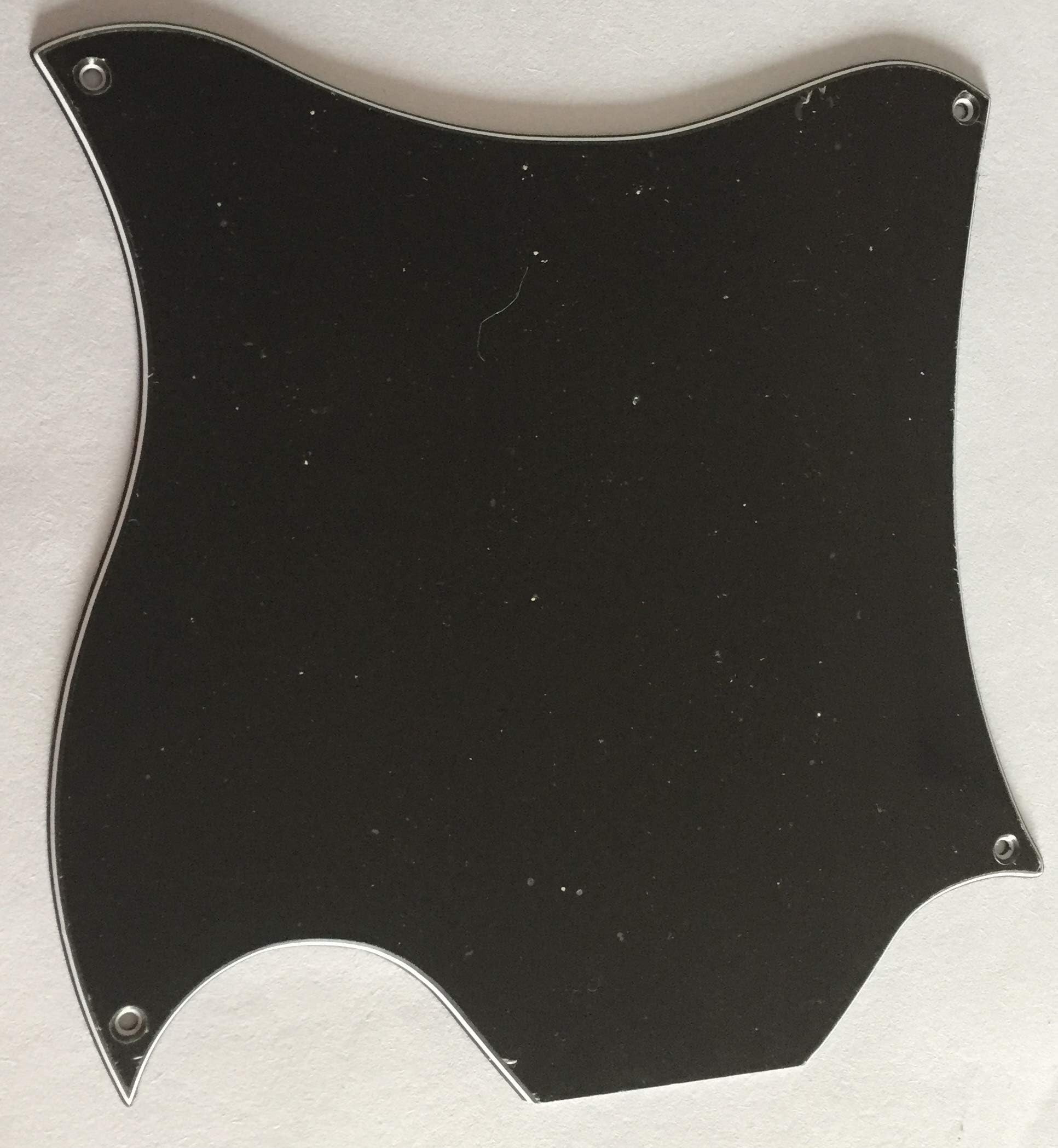 Custom Guitar Pickguard For US Gibson SG Standard Full Face Blank (3 Ply Black)