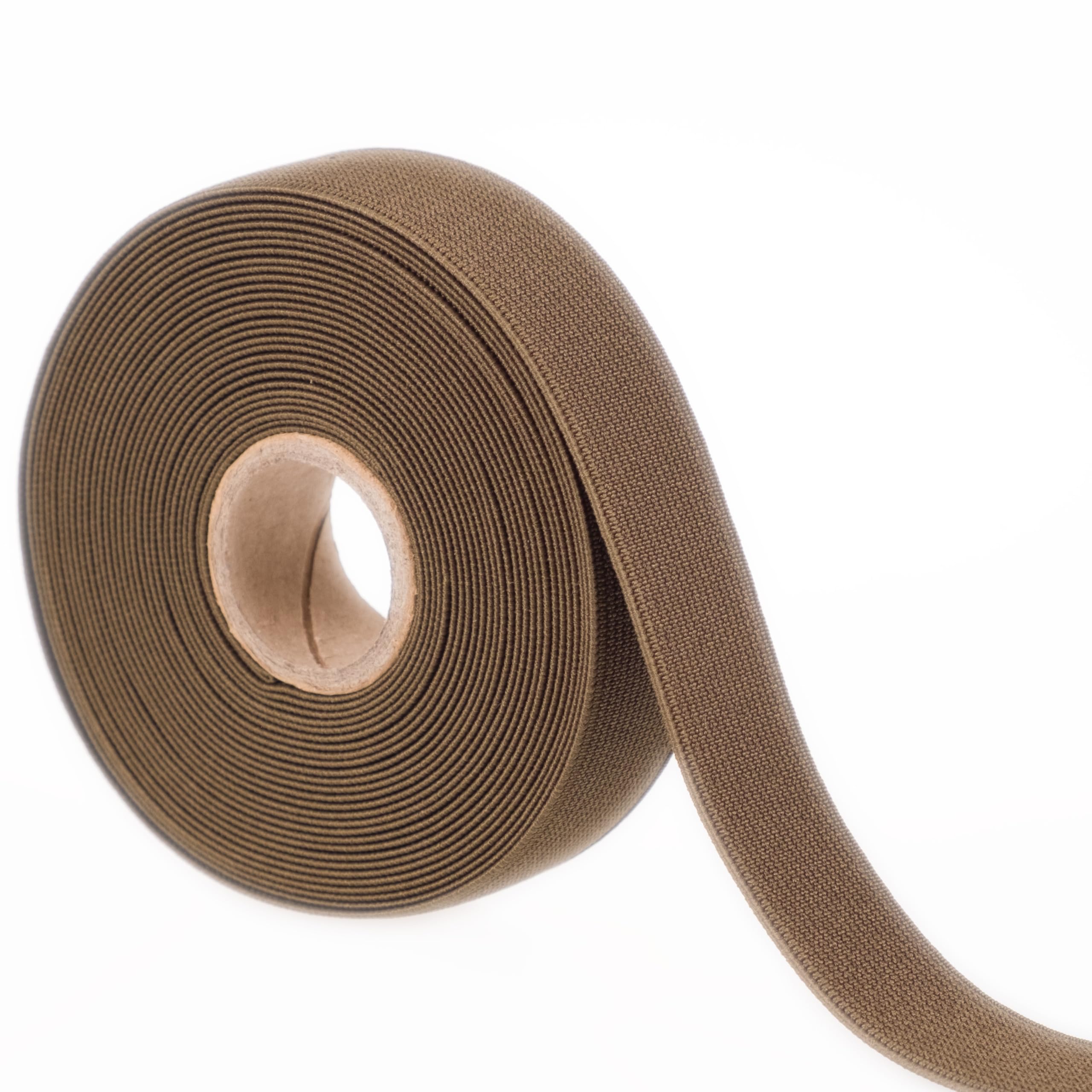 Coloured Elastic for Sewing, 20mm Sewing Elastic, Woven Type, 5 Metres (Khaki)