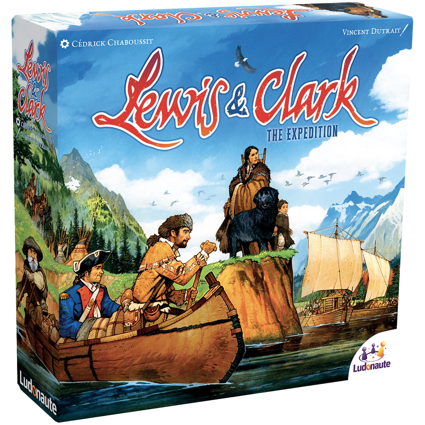 Ludonaute | Lewis & Clark 2nd Edition | Board Game | 1 to 5 Players | 30 to 150 Minute Playing Time | Ages 14+