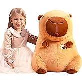 IKASA Giant Capybara Stuffed Animal Plush Toy,Big Large Jumbo Soft Toys,24" Cute Huge Size Fluffy Plushy Fat Plushie,Gifts for Kids