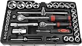 Mannesmann Tool Box 155 Piece Mechanics Workshop Set Steel 2 Drawers GS-Approved view 5