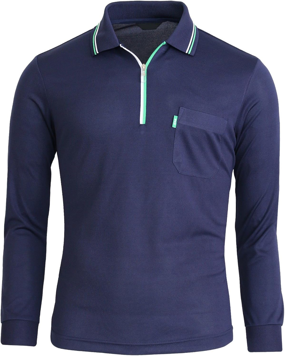 navy blue dri fit polo