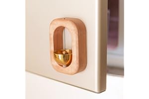 Gazoe Shopkeepers Bell for Door Opening - Magnetic Doorbell Chime for Business - Unique Ornaments and Hanging Decoration for Enty, Fridge Sticker & Barn Door - Creative Souvenir