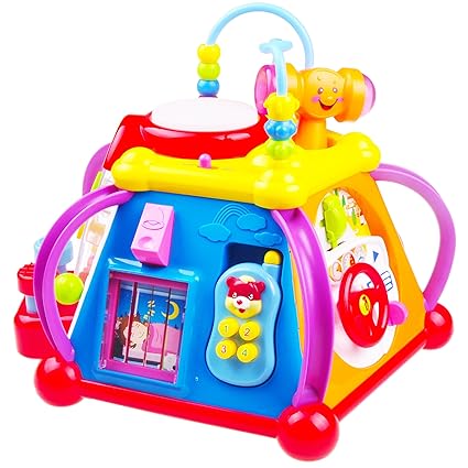 Musical Learning Toy For Toddlers TG654 - Childrens Musical Activity play Centre with lights and Sounds - Learning Toys For Boys and Girls Toddlers By ThinkGizmos (Trademark Protected)