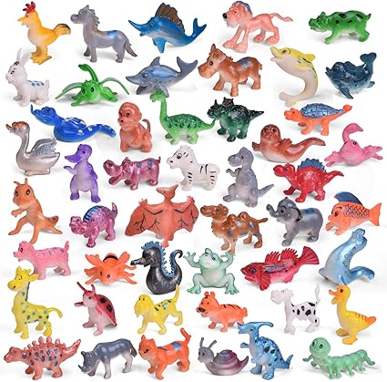 little plastic animals