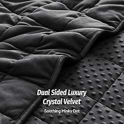 Wemore Minky Dot Weighted Blanket for Adults King