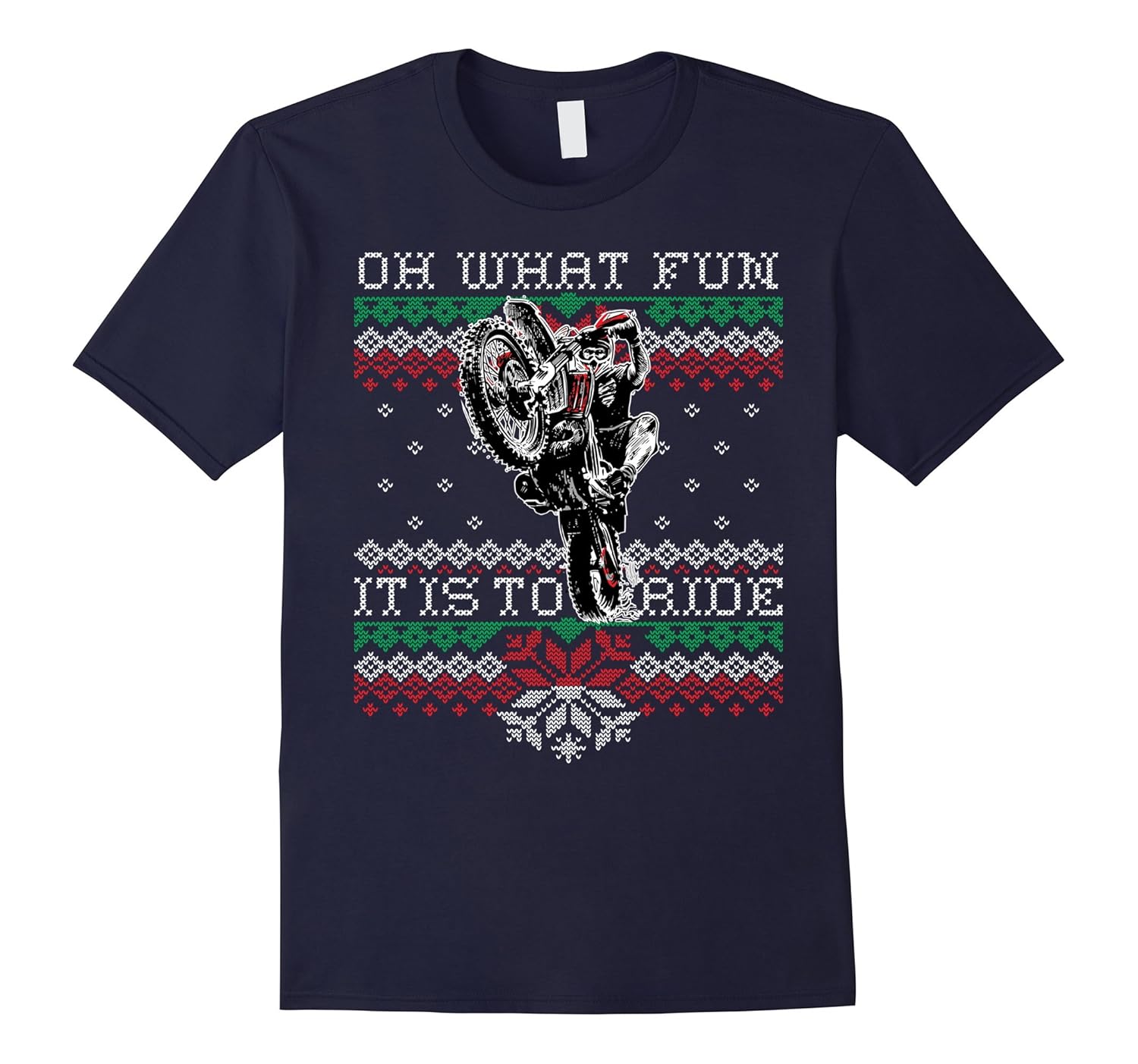 MX Motocross Offroad Christmas T Shirt - Funny Dirt Bike-ANZ