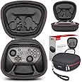 sisma Carry Case Compatible with Nintendo Switch Pro Controller, Travel Protective Case Hard Shell Portable Storage Bag, All-around Protection for Buttons & Joysticks -Black