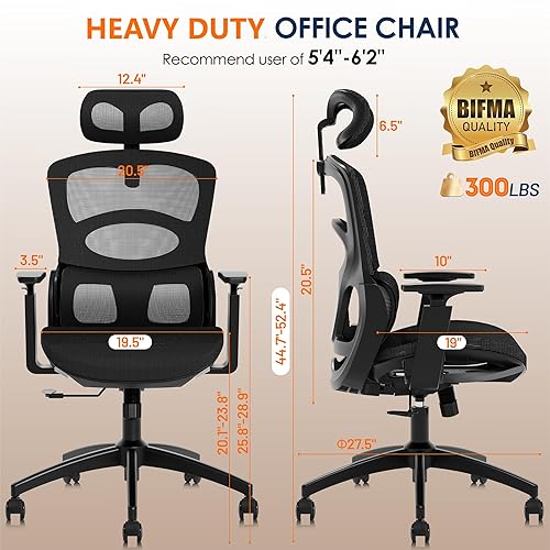 Gabrylly Ergonomic Mesh Office Ergonomic Desk Chair Amazon