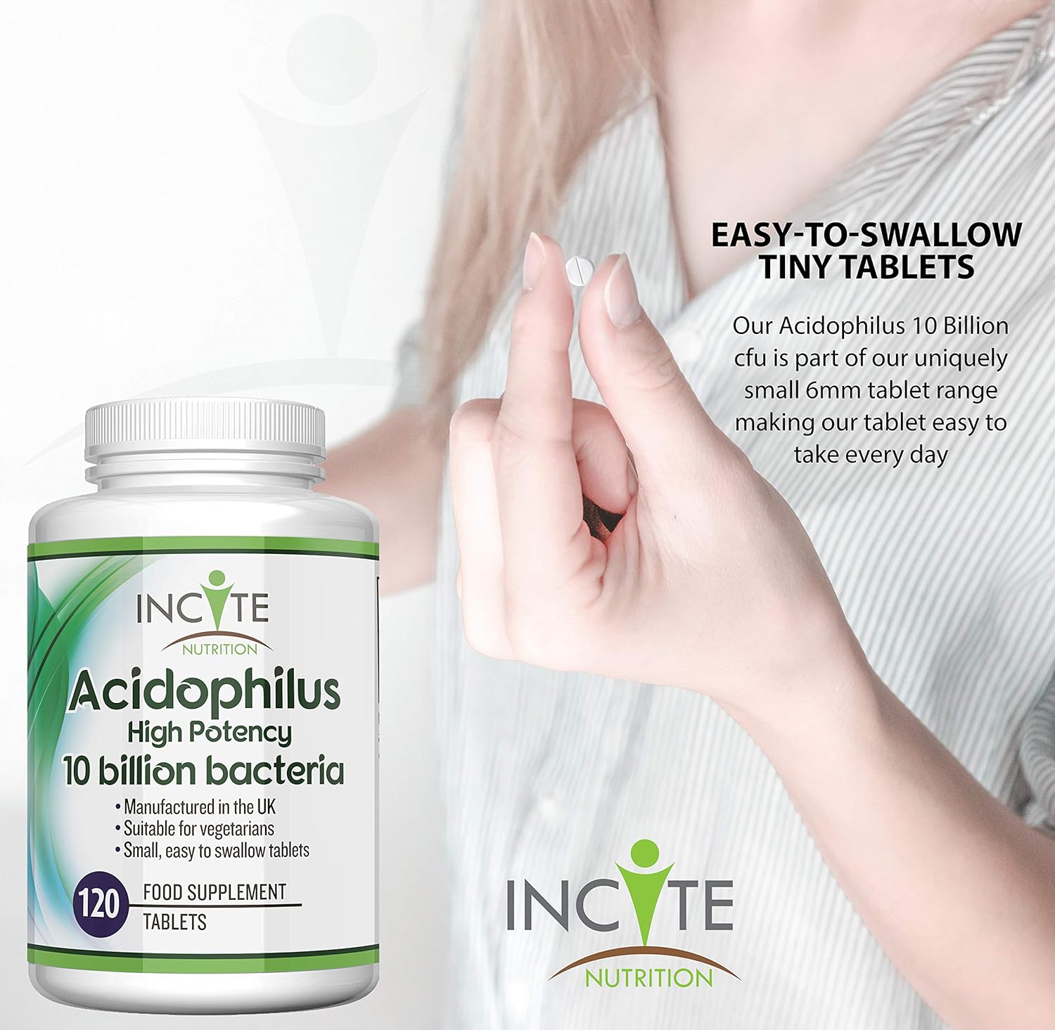 Probiotics for Gut Health, Acidophilus, 10 Billion CFU, 120 Tablets (4 Month Supply), Gut Health & Digestion Support - Image 3