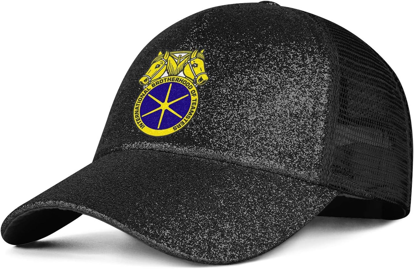 WJINX International-Brotherhood-of-Teamsters Ponytail Messy High Buns Trucker Baseball Cap for Women Dad Caps