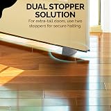 CREATISMO 6pk Grey Rubber Door Stoppers Heavy-Duty Anti-Skid Floor Wedges view 5