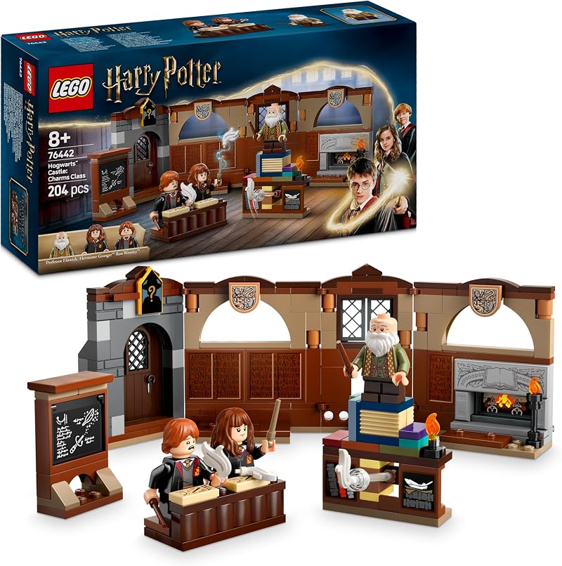 LEGO Harry Potter Hogwarts Castle Charms Class 76442 with Hermione Ron