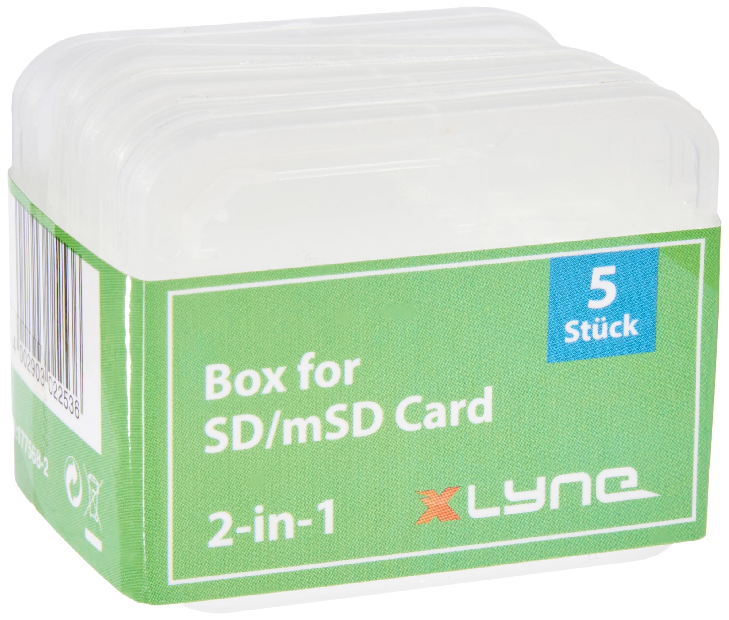 xlyne SD Card Case Pack of 5