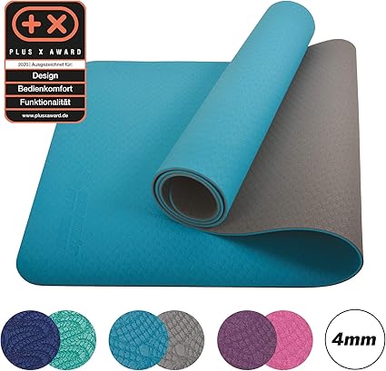 Schildkröt Fitness Esterilla de Yoga para Ejercicios, 4mm, en ...