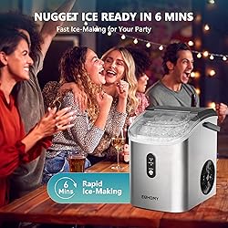 EUHOMY Nugget Ice Maker Countertop with