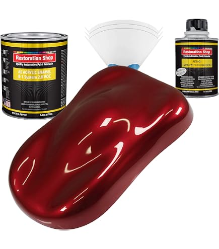 Amazon.com: Restoration Shop Victory Red Acrylic Enamel Auto Paint
