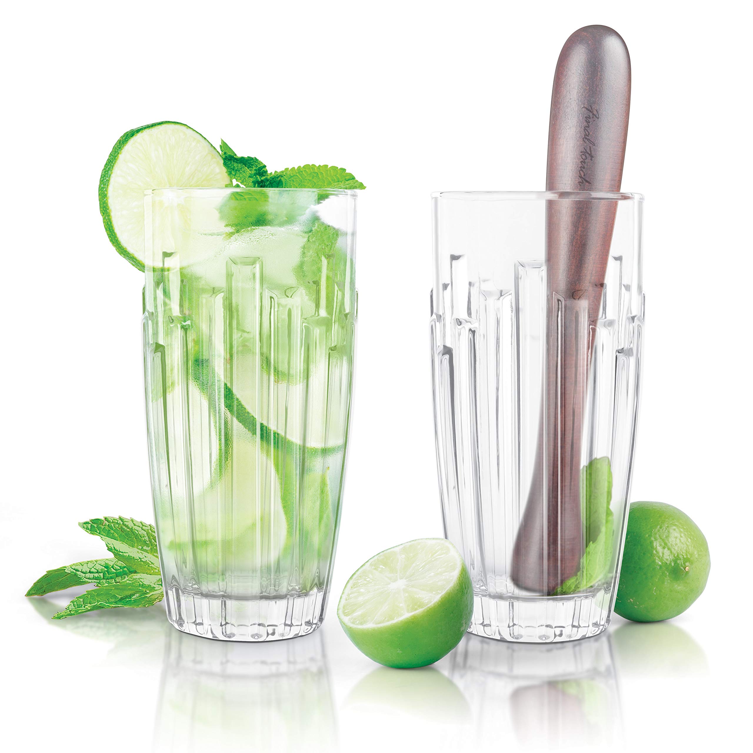 Final Touch Metropolis Mojito Glass Set