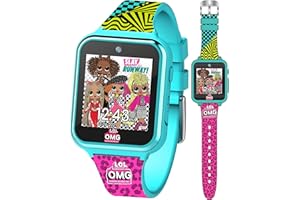ACCUTIME LOL Surprise OMG Kids Interactive Smart Watch with Camera, Games, Voice Recorder, Step Counter, 10 Stylish Watch Faces, Alarm, Timer, and Calculator - Trendy Fun Watch for Kids