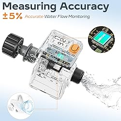 Diivoo WiFi Water Flow Meter, Smart Flow Meter for