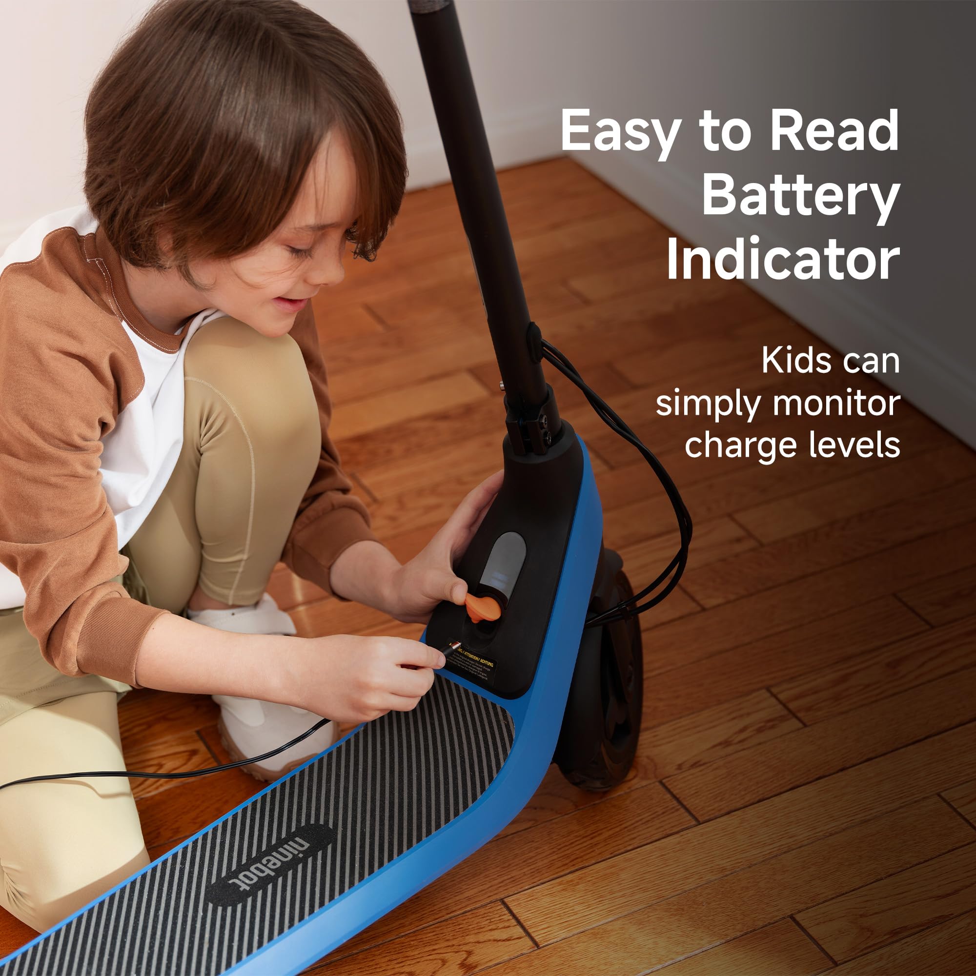 Segway Ninebot eKickScooter - Electric Scooter for Kids 6-14, w/t Adjustable Handlebar Height (Only C2 Pro) for Riders up to 132 lbs, Includes New Cruise Mode, UL-2272 Certified